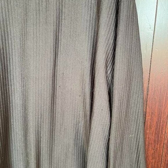 Haggar Men's Long Sleeve Polo Shirt Stretch 1/4 Zip Pullover Black XXL - Picture 4 of 8